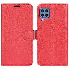 Book Case - Samsung Galaxy M22 Hoesje - Rood