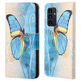 Coverup Book Case - Samsung Galaxy A13 4G Hoesje - Blauwe Vlinder