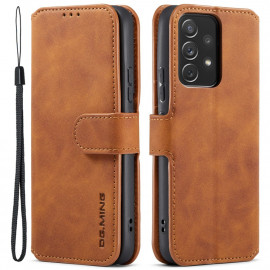 Luxe Book Case - Samsung Galaxy A53 Hoesje - Bruin