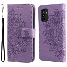 Coverup Mandala Bloemen Book Case - Samsung Galaxy A13 4G Hoesje - Paars