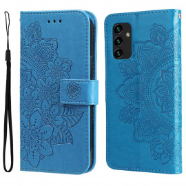 Coverup Mandala Bloemen Book Case - Samsung Galaxy A13 4G Hoesje - Blauw