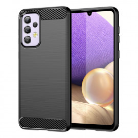 Armor Brushed TPU Back Cover - Samsung Galaxy A33 Hoesje - Zwart