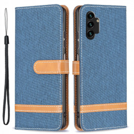 Coverup Denim Book Case - Samsung Galaxy A13 4G Hoesje - Blauw