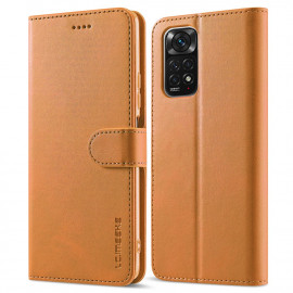 Luxe Book Case - Xiaomi Redmi Note 11 4G Hoesje - Bruin