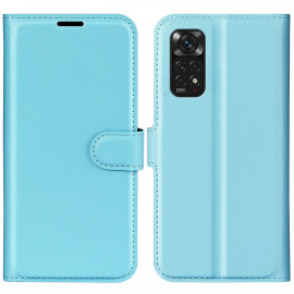 Book Case - Xiaomi Redmi Note 11 4G Hoesje - Lichtblauw