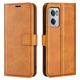 Deluxe Book Case - OnePlus Nord CE 2 5G Hoesje - Bruin