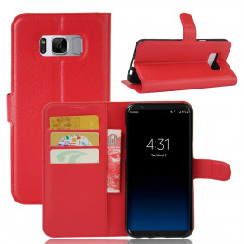 Book Case - Samsung Galaxy S8 Hoesje - Rood