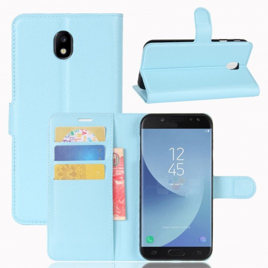 Pijlpunt bal nooit Book Case - Samsung Galaxy J5 (2017) Hoesje - Lichtblauw | GSM-Hoesjes.be