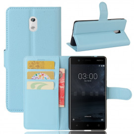 Book Case - Nokia 3 Hoesje - Lichtblauw