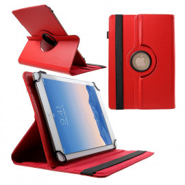 360 Rotating Book Case - Archos Core 101 Hoesje - Rood