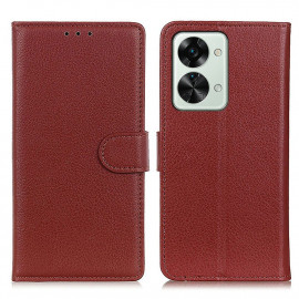 Coverup Book Case - OnePlus Nord 2T Hoesje - Bruin