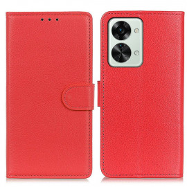 Book Case - OnePlus Nord 2T Hoesje - Rood
