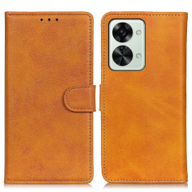 Coverup Luxe Book Case - OnePlus Nord 2T Hoesje - Bruin
