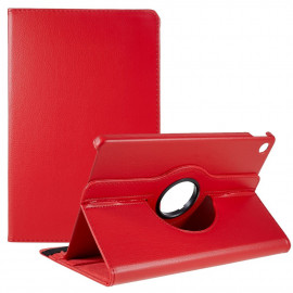 360 Rotating Book Case - Lenovo Tab M10 Plus 3rd Gen Hoesje - Rood