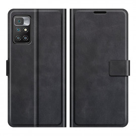 Deluxe Book Case - Xiaomi Redmi 10 Hoesje - Zwart