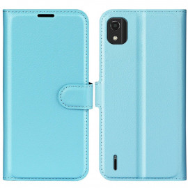 Book Case - Nokia C2 2E Hoesje - Lichtblauw