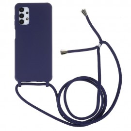 Coverup TPU Back Cover met Koord - Biologisch Afbreekbaar - Samsung Galaxy A13 5G / A04s Hoesje - Blauw