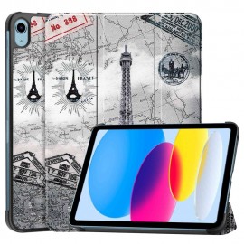 Tri-Fold Book Case - iPad 10.9 (2022) Hoesje - Eiffeltoren
