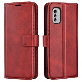 Coverup Deluxe Book Case - Nokia G60 Hoesje - Rood