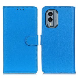 Book Case - Nokia X30 Hoesje - Blauw
