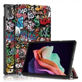 Tri-Fold Book Case - Lenovo Tab P11 Gen 2 Hoesje - Graffiti