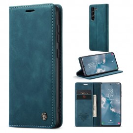 CaseMe Book Case - Samsung Galaxy S23 Hoesje - Blauw