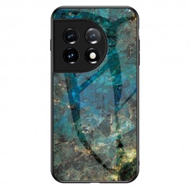 Coverup Marble Glass Back Cover - OnePlus 11 5G Hoesje - Emerald Green