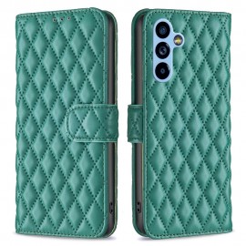 Rhombus Book Case - Samsung Galaxy A54 Hoesje - Groen