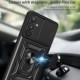Coverup Armor Ring Kickstand Back Cover met Camera Shield - Samsung Galaxy A54 Hoesje - Rood