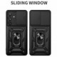Coverup Armor Ring Kickstand Back Cover met Camera Shield - Samsung Galaxy A54 Hoesje - Rood