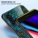 Coverup Marble Glass Back Cover - Samsung Galaxy A54 Hoesje - Rood
