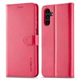 Luxe Book Case - Samsung Galaxy A34 Hoesje - Roze