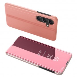Mirror View Case - Samsung Galaxy A54 Hoesje - Rose Gold