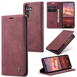 CaseMe Book Case - Samsung Galaxy A34 Hoesje - Rood