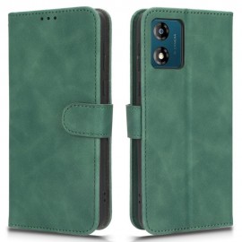 Book Case - Motorola Moto E13 Hoesje - Groen