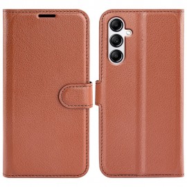 Book Case - Samsung Galaxy A34 Hoesje - Bruin