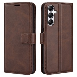 Coverup Deluxe Book Case - Samsung Galaxy A34 Hoesje - Donkerbruin