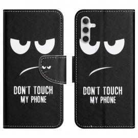 Book Case - Samsung Galaxy A14 Hoesje - Don’t Touch