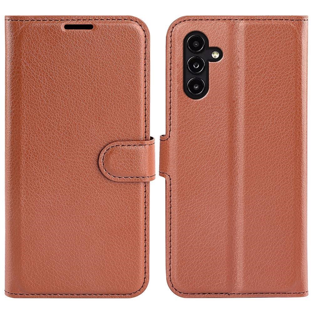 Coverup Book Case - Samsung A14 Bruin | GSM-Hoesjes.be