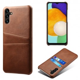 Coverup Dual Card Back Cover - Samsung Galaxy A14 Hoesje - Bruin