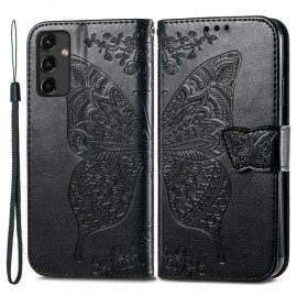 Coverup Vlinder Book Case - Samsung Galaxy A14 Hoesje - Zwart