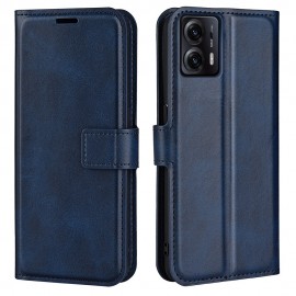Deluxe Book Case - Motorola Moto G53 Hoesje - Blauw