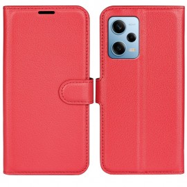Book Case - Xiaomi Redmi Note 12 Pro / Poco X5 Pro Hoesje - Rood