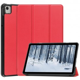 Tri-Fold Book Case - Nokia T21 Hoesje - Rood