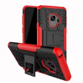 Coverup Rugged Kickstand Back Cover - Samsung Galaxy S9 Plus Hoesje - Rood