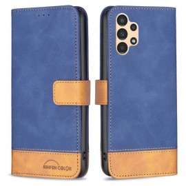 BINFEN Color Book Case - Samsung Galaxy A13 4G / A13 5G / A04s Hoesje - Blauw