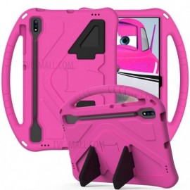 ShockProof Kids Case - Samsung Galaxy Tab S7 FE / S7 Plus / S8 Plus Hoesje - Roze