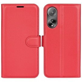 Coverup Book Case - OPPO A98 Hoesje - Rood