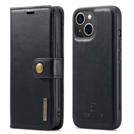 DG.MING 2-in-1 Book Case & Back Cover - iPhone Xs / X Hoesje - Zwart