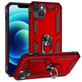 Coverup Ring Kickstand Back Cover - iPhone 15 Plus Hoesje - Rood